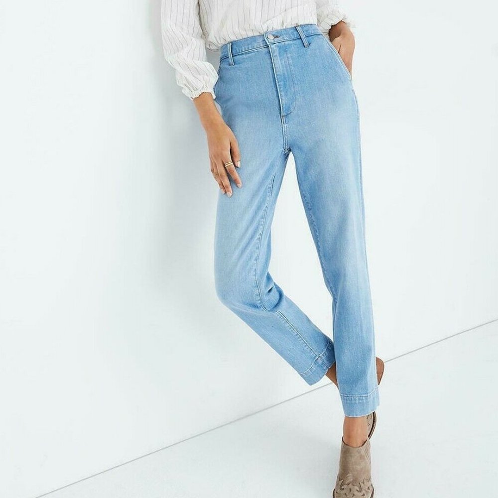 Madewell Tapered High Rise Size 33 Jeans
